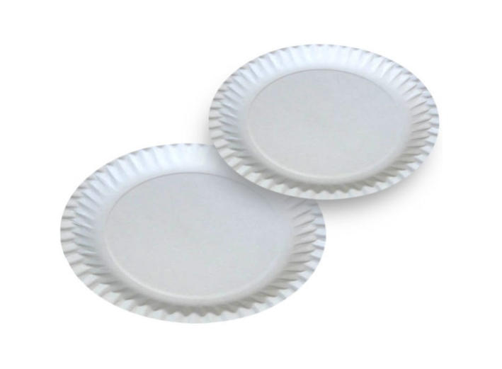 Papírový talíř bílý 180